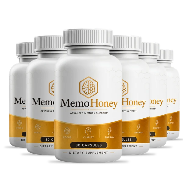 MemoHoney 6 Bottles package